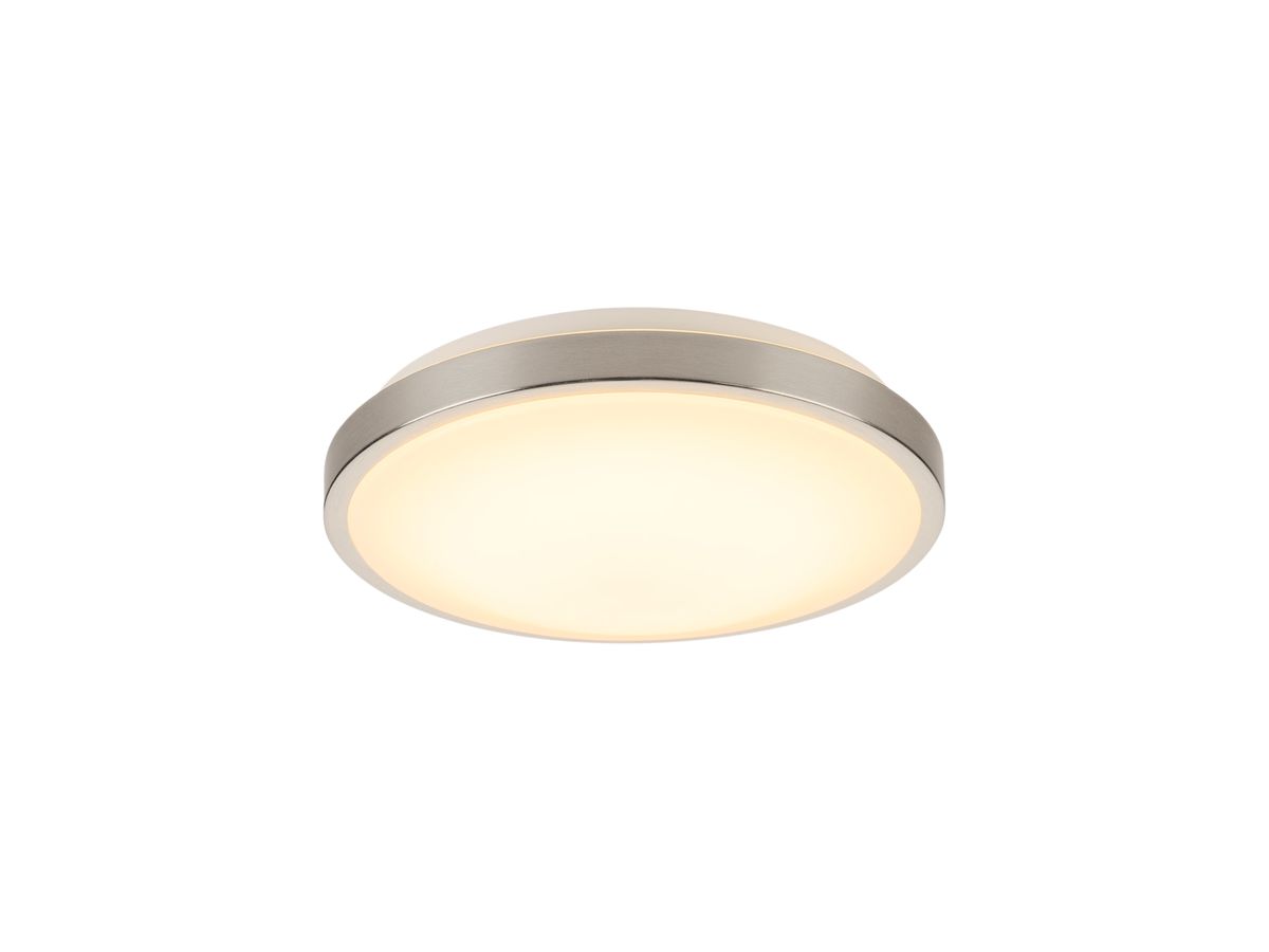 LED-Deckenleuchte SLV MARONA, 12W 1200lm 3000K Stahl gebürstet