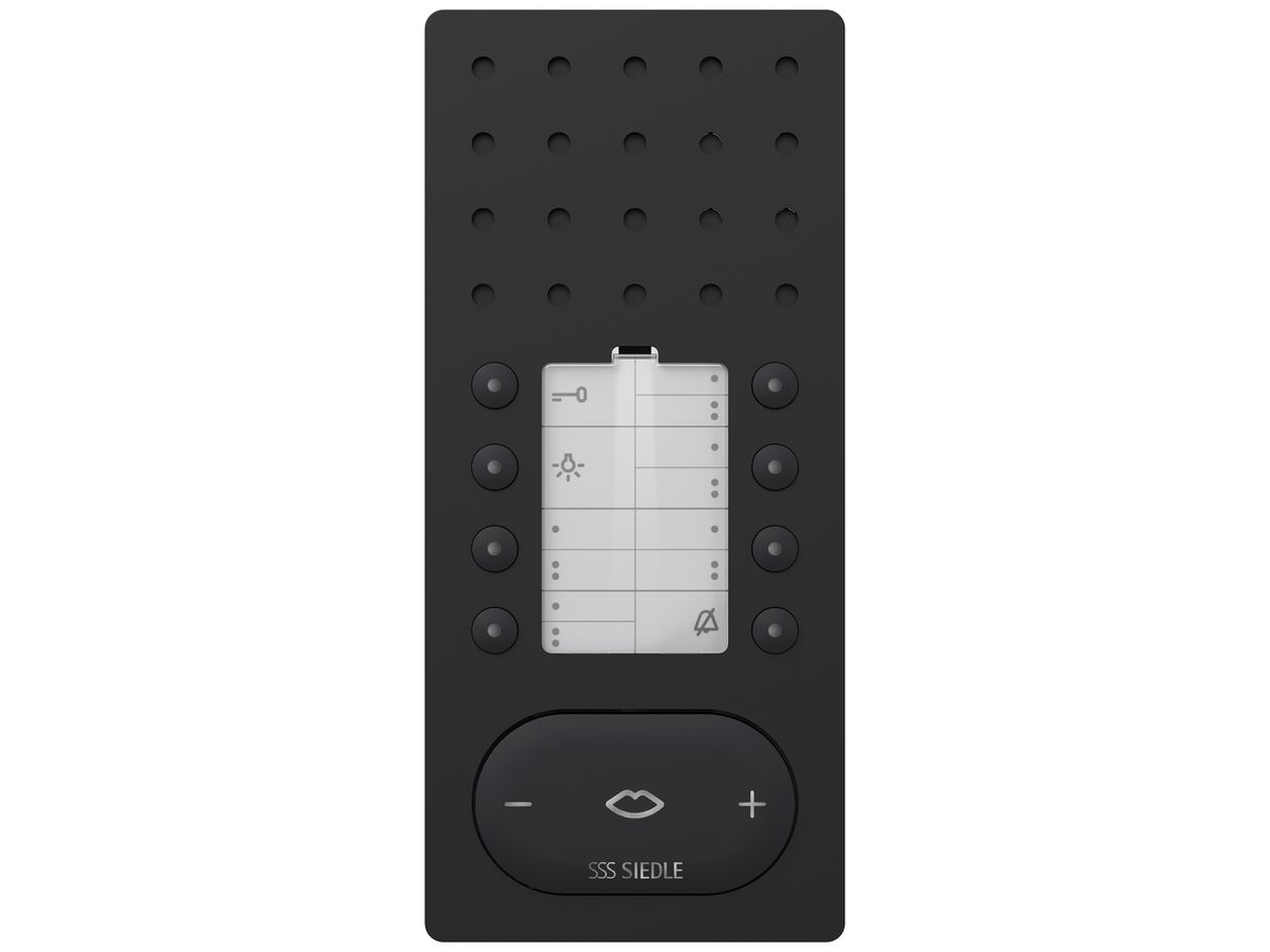 AP-Innenstation Audio Siedle Comfort Türöffner Schaltfunktio.auto 91×201×27mm sz