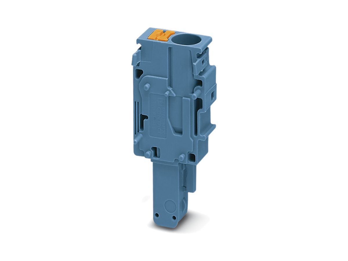 Selbstkonfektionierbarer Stecker Phoenix Contact 1L blau PP-H 6/1-R