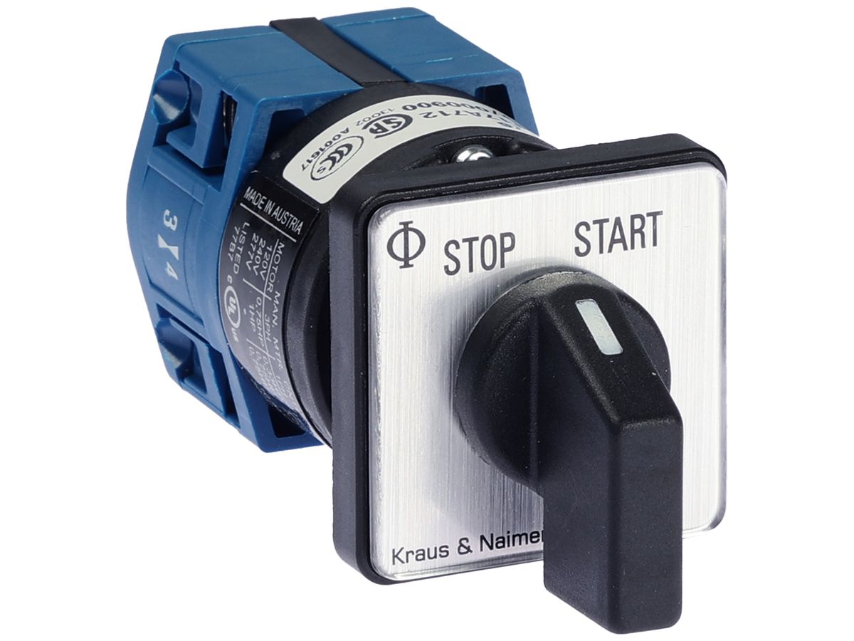 EB-Schwenktaster K&N CG4.A176.E, 10A/400V 2L 30×30mm "STOP-START"