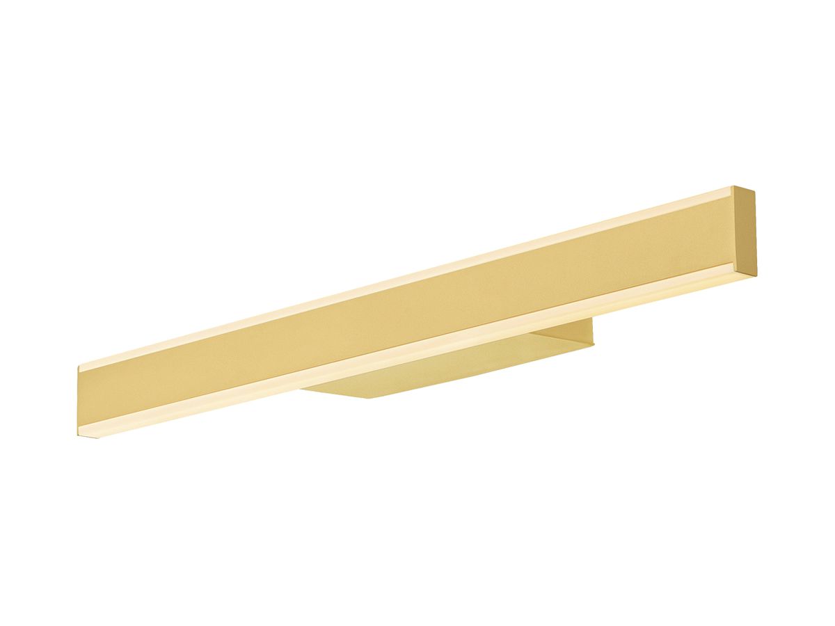 LED-Wandleuchte SLV ONE LINEAR 50 14W 900lm 927/930 IP44 DIM 525mm Messing
