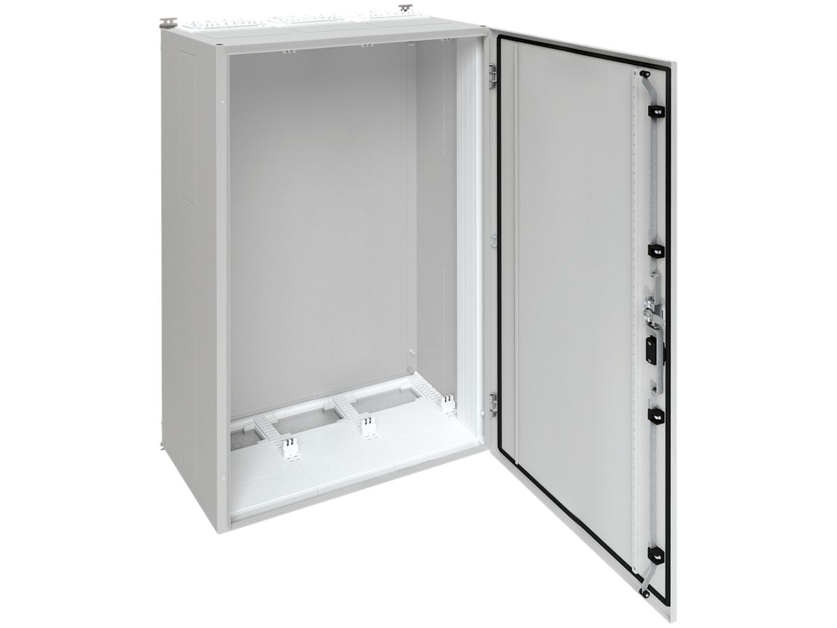 Wandschrank Hager univers mit Volltür SK I IP55 1400×800×400mm RAL 7035