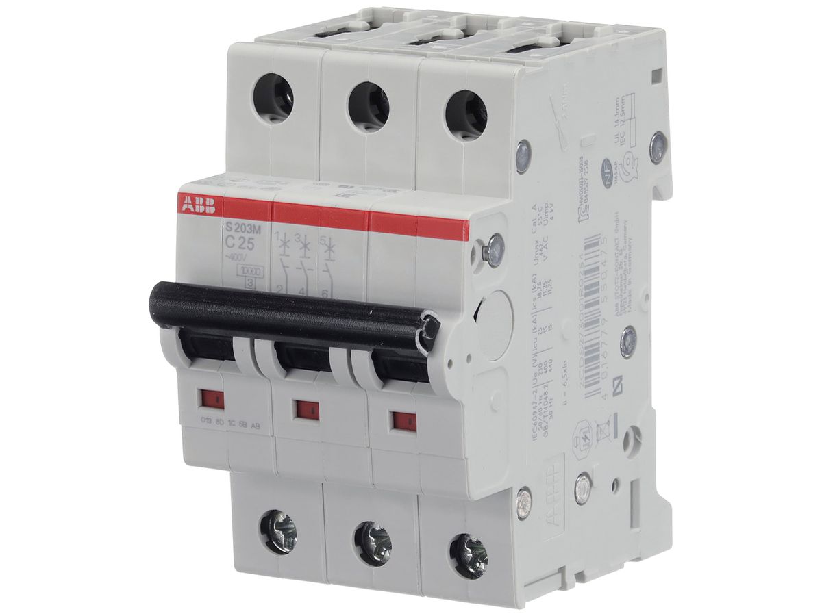 Leitungsschutzschalter ABB S203M-C25 25A C 10kA