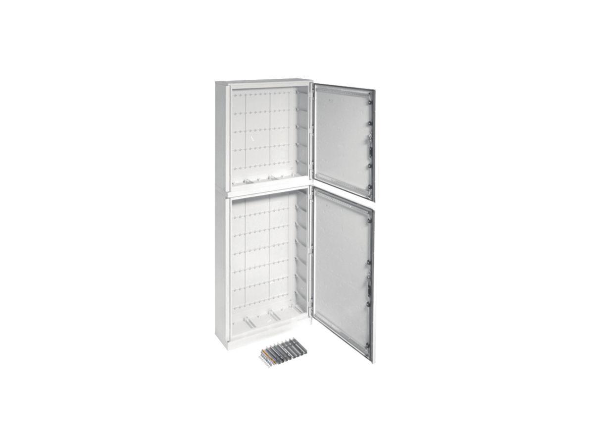Wandgehäuse Hager Orion.Plus 444 Module 12-Reihen 37TE 850×2050×300mm gu