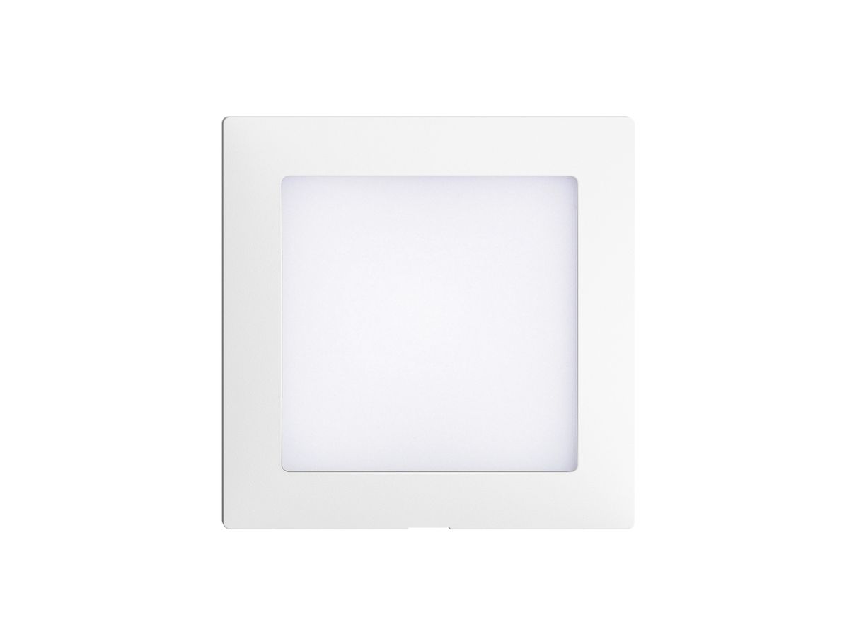 Frontset EDIZIOdue weiss 60×60mm für LED-Leuchte