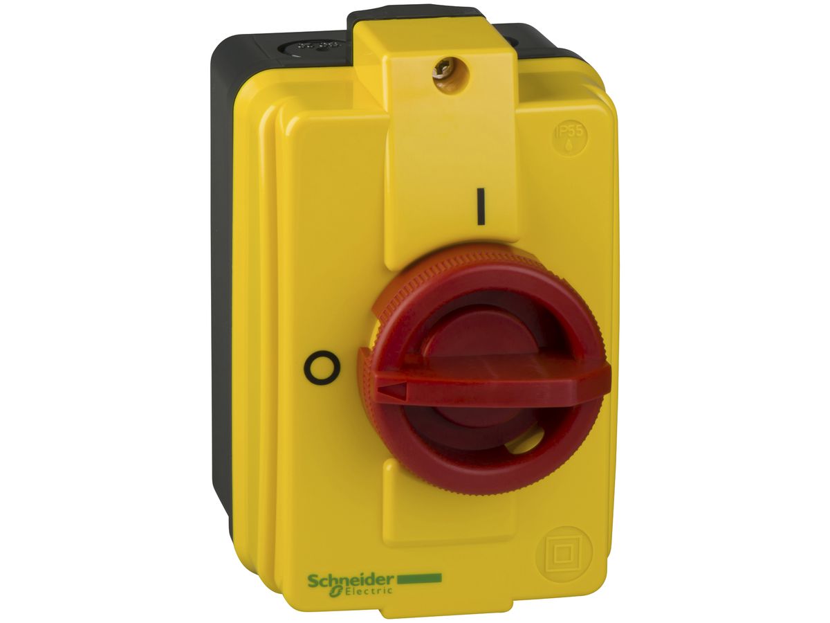 AP-Not-Aus-Schalter Schneider Electric Vario 32A 3P rot IP55