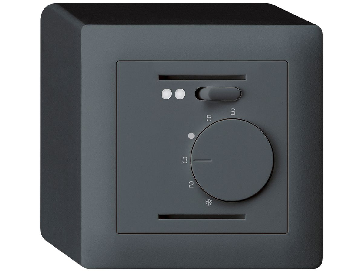 AP-Raumthermostat kallysto anthrazit für Fussbodenheizung