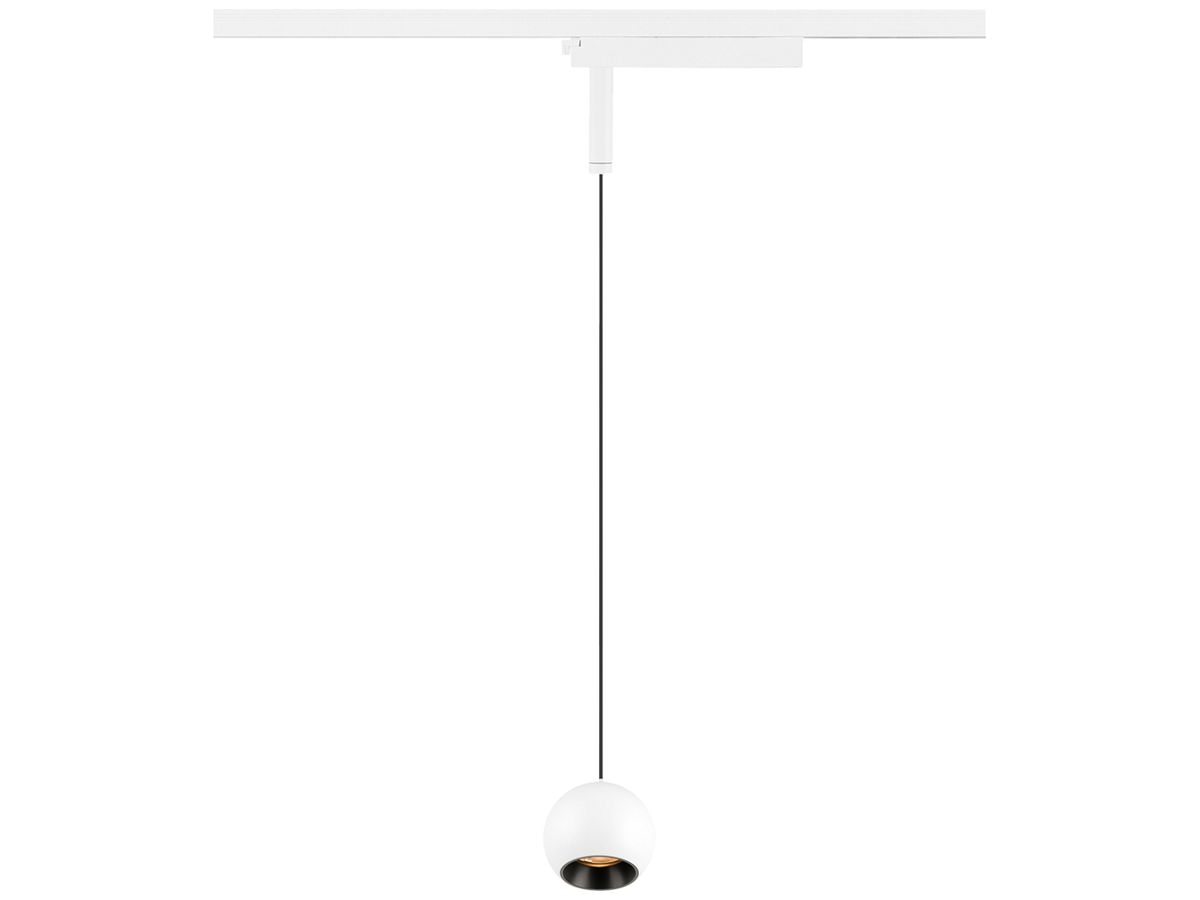 LED-Pendelleuchte SLV LIGHT EYE 2.0 11W 1150lm 2700K Ø75×65mm weiss