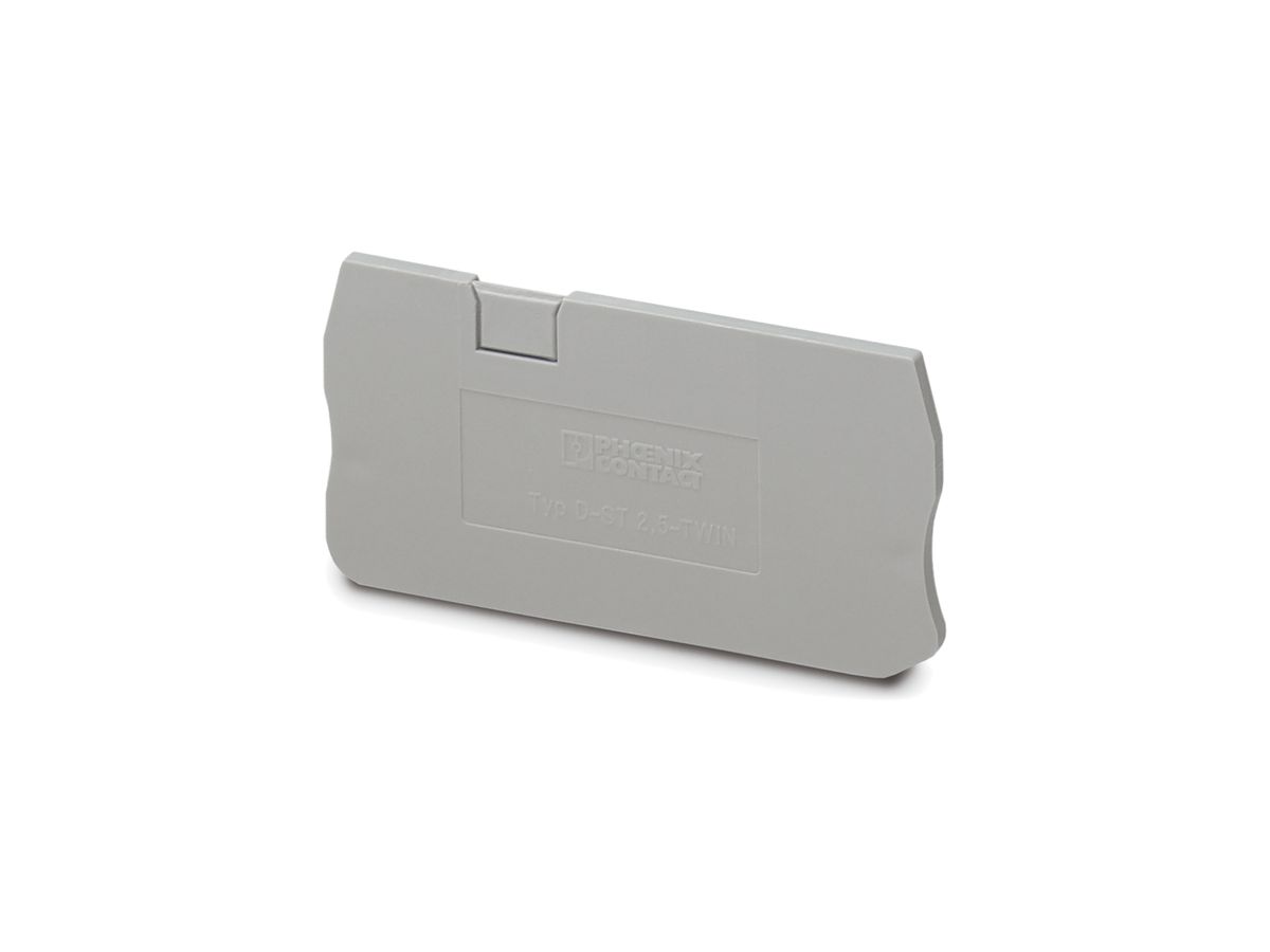 Abschlussdeckel zu ST 2.5-TWIN grau