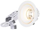EB-LED-Spot maxLUCE MOON 8W 230V 650lm 3000K Loch-Ø80mm weiss 36° IP44
