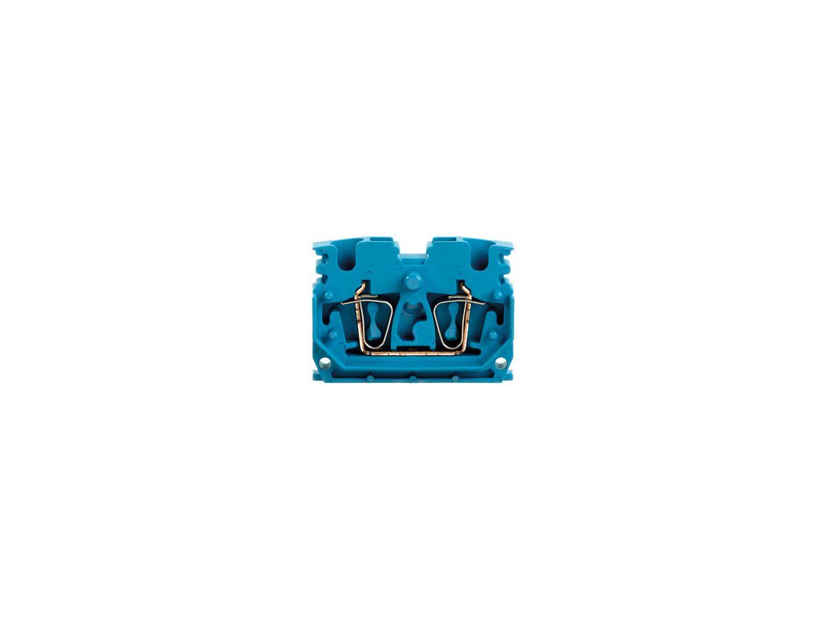 Durchgangs-Reihenklemme Weidmüller ZDUB DM Zugfeder 2.5mm² blau