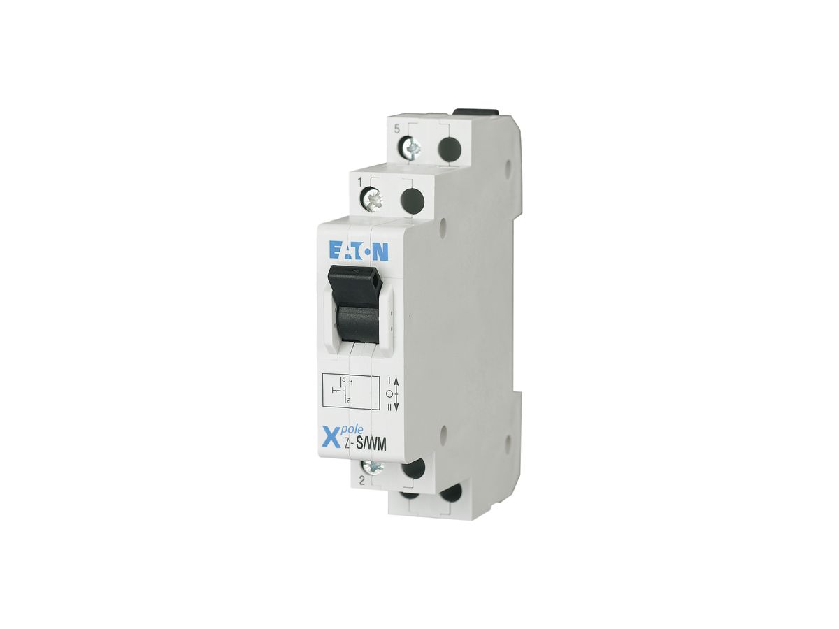 REG-Wechselschalter Eaton I-O-II Z-S/WM, 16A/230V 1W, 1TE, "I-0-II"