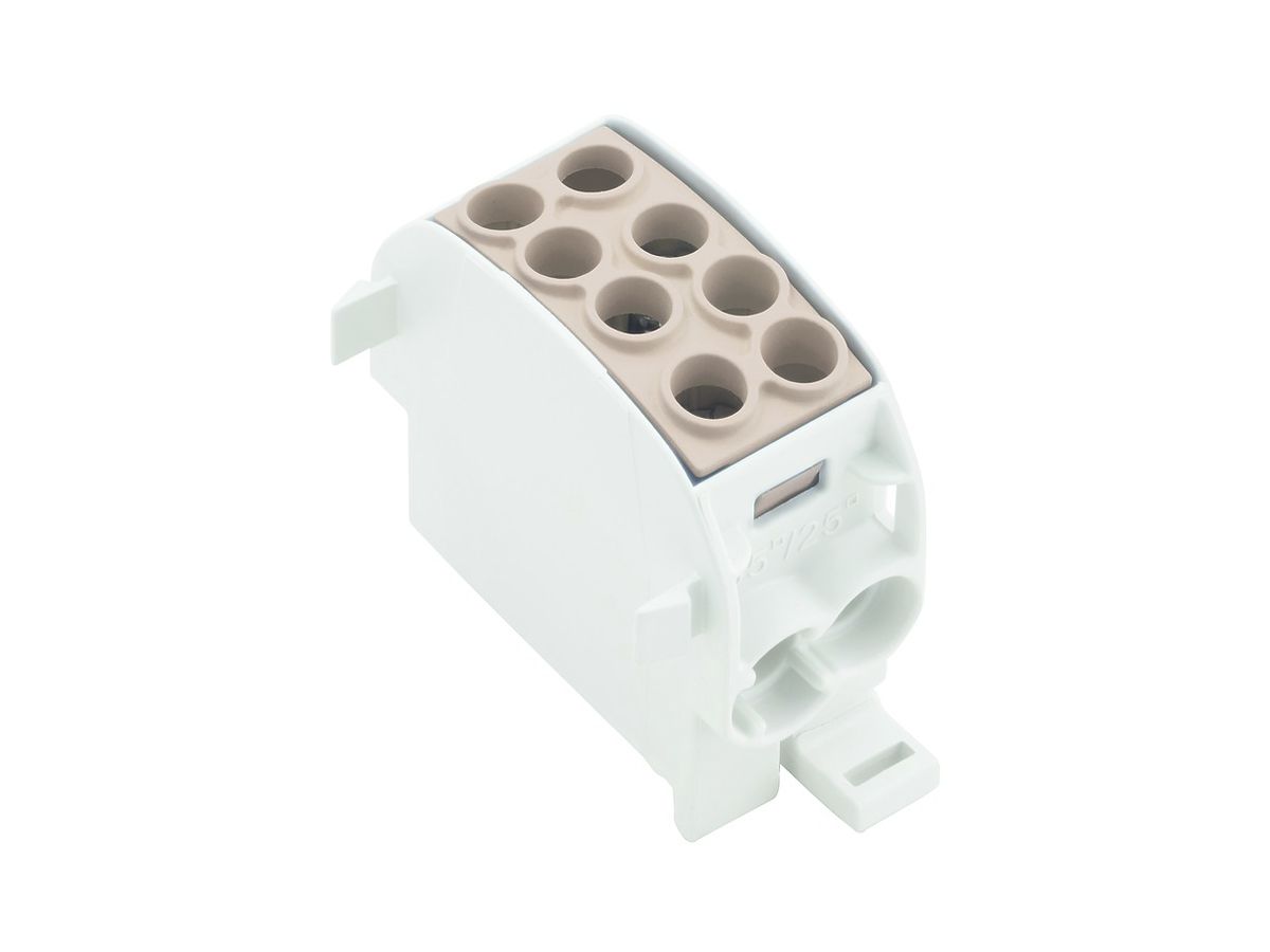 Verteilerblock Weidmüller WPD 102 2×35/2×25 1L Schraubanschluss TS35 braun