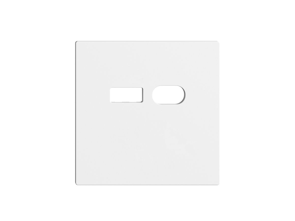 Montageset Feller EDIZIOdue für Steckdose USB 18W Typ A + Typ C weiss