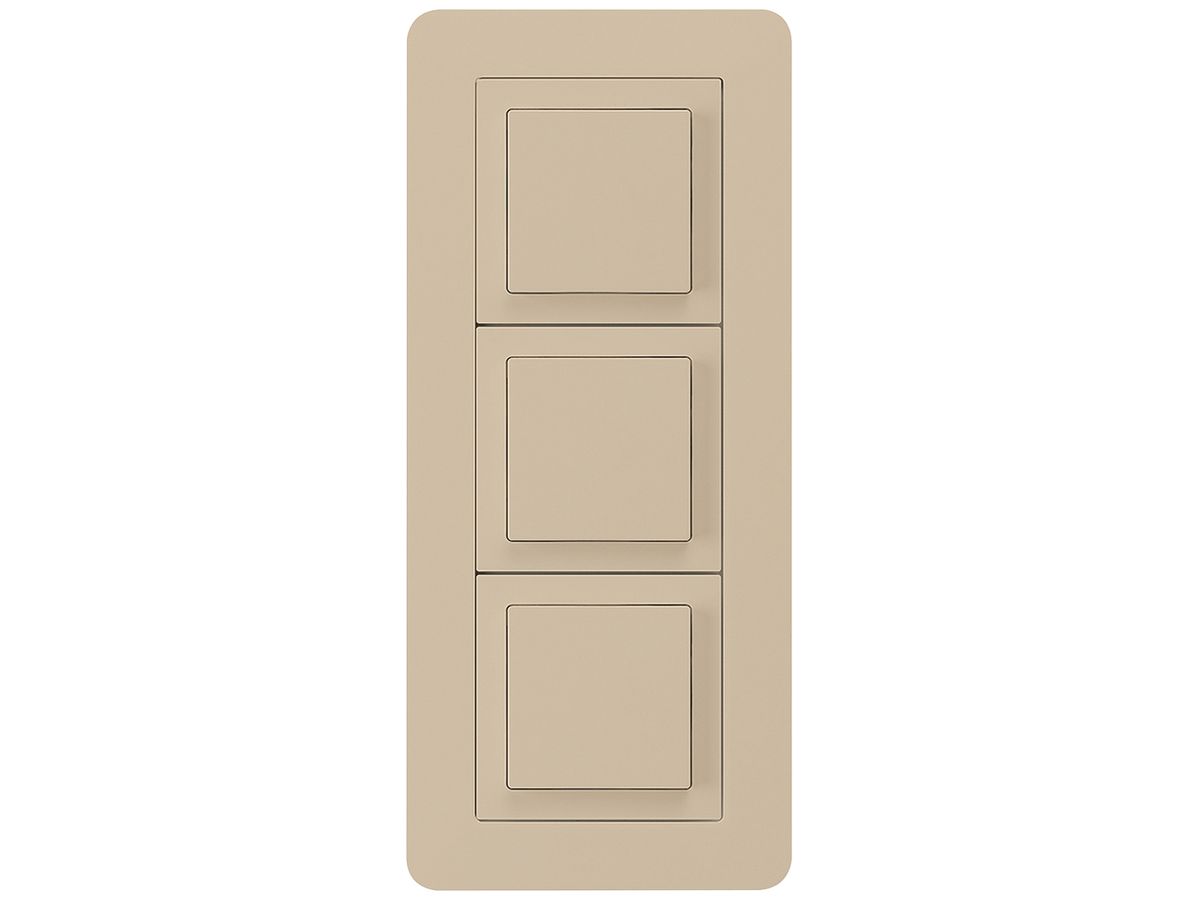 UP-Kombination kallysto.trend Gr.I-I-I vertikal 3×Schalter S3 beige