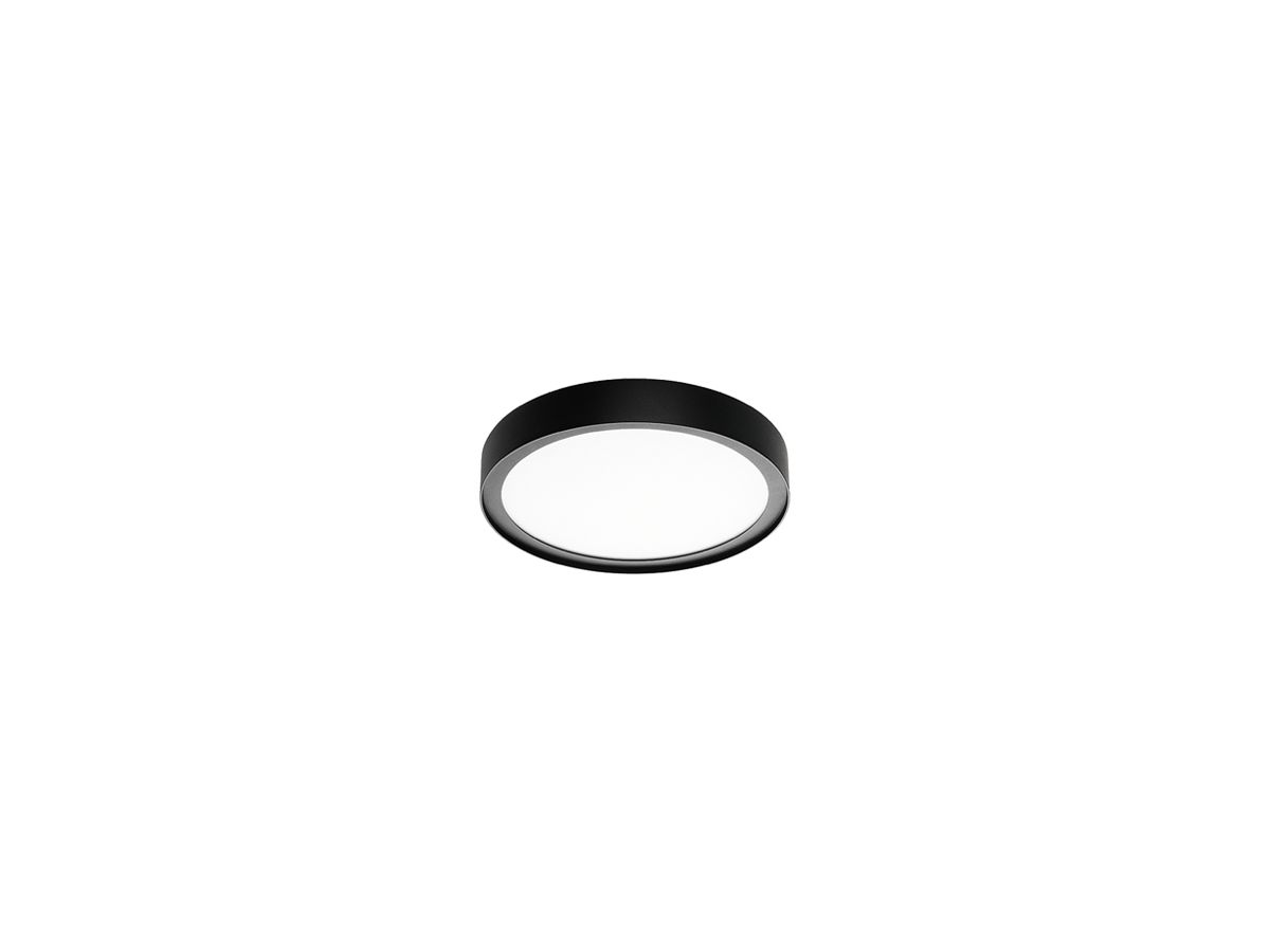 LED-Anbauleuchte SG Disc 290 17W 1770lm 827 DALI Ø288mm schwarz