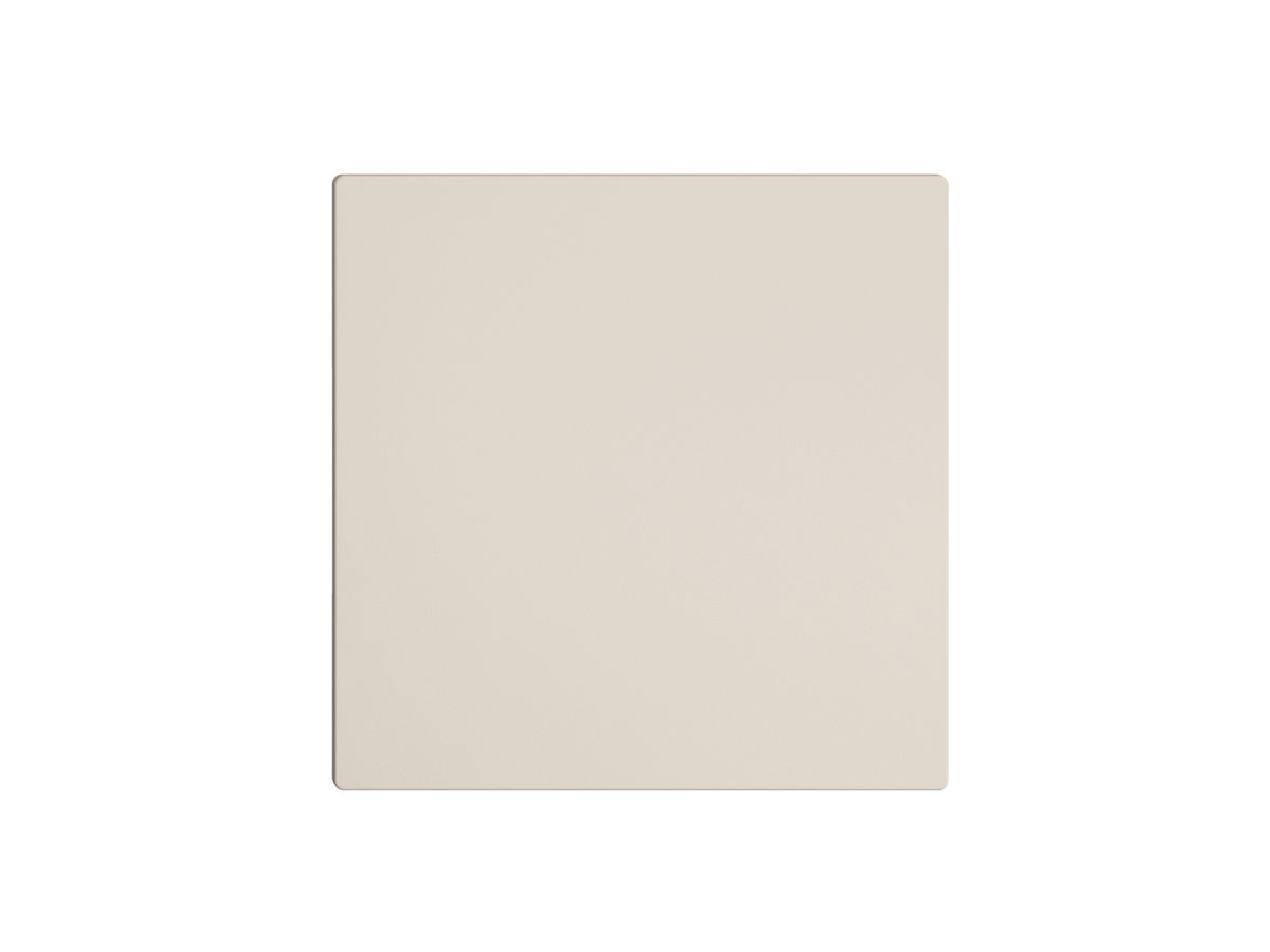 Frontplatte EDIZIOdue crema, 60×60mm für Blindabdeckung