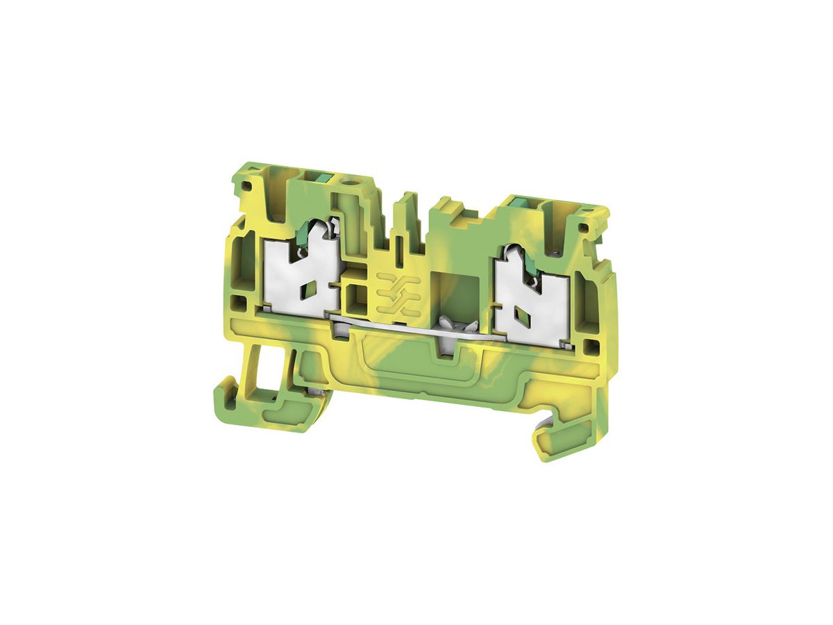 Schutzleiter-Reihenklemme Weidmüller S2C 2.5 PE SNAP IN 2.5mm² grün/gelb