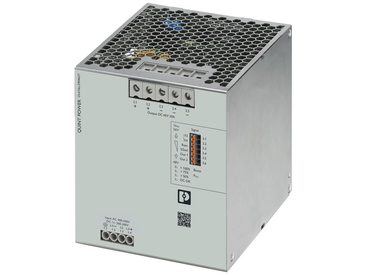 Schaltnetzteil PX QUINT4-PS/3AC/48DC/20 3L OUT 48VDC/20A