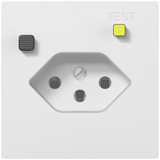 UP-FI-Steckdose SIDUS E T13 30mA weiss