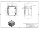 Aluminiumgehäuse SWIB ENSTO AG 140×140×90mm IP66 grau