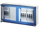 NH-Gehäuse Hensel Mi 3×3×NH00, mit Sammelschiene, 250A, 5-polig