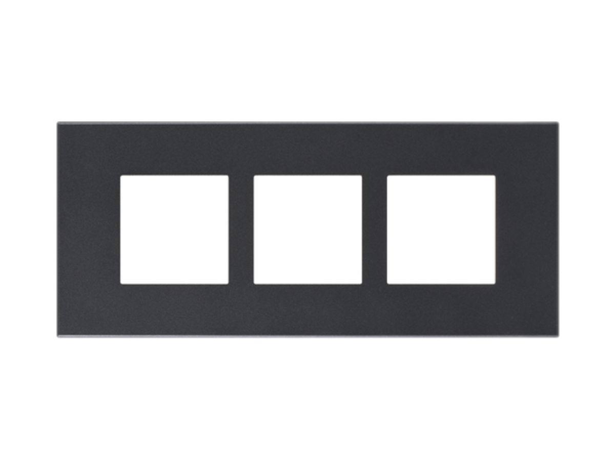 UP-Kopfzeile Legrand Arteor 1×3, horizontal, graphite