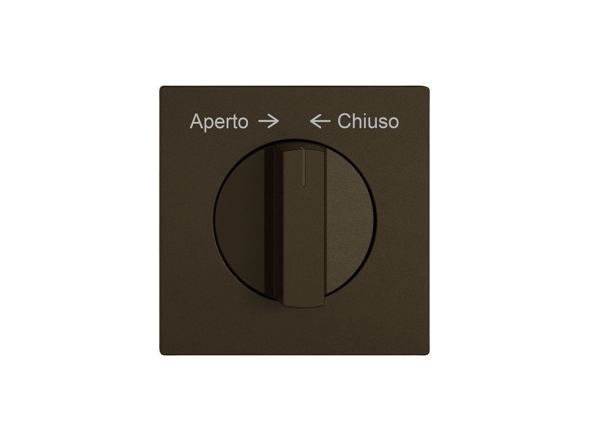 Montageset EDIZIO.liv SNAPFIX® f.Drehschalter m.Griff Aperto → ← Chiuso br