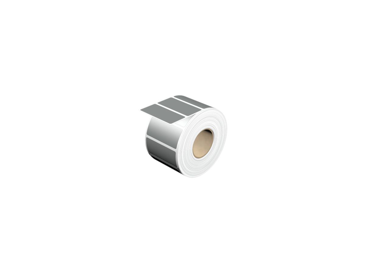 Etikette Weidmüller THM MT30X selbstklebend 57×27mm Polyester silber