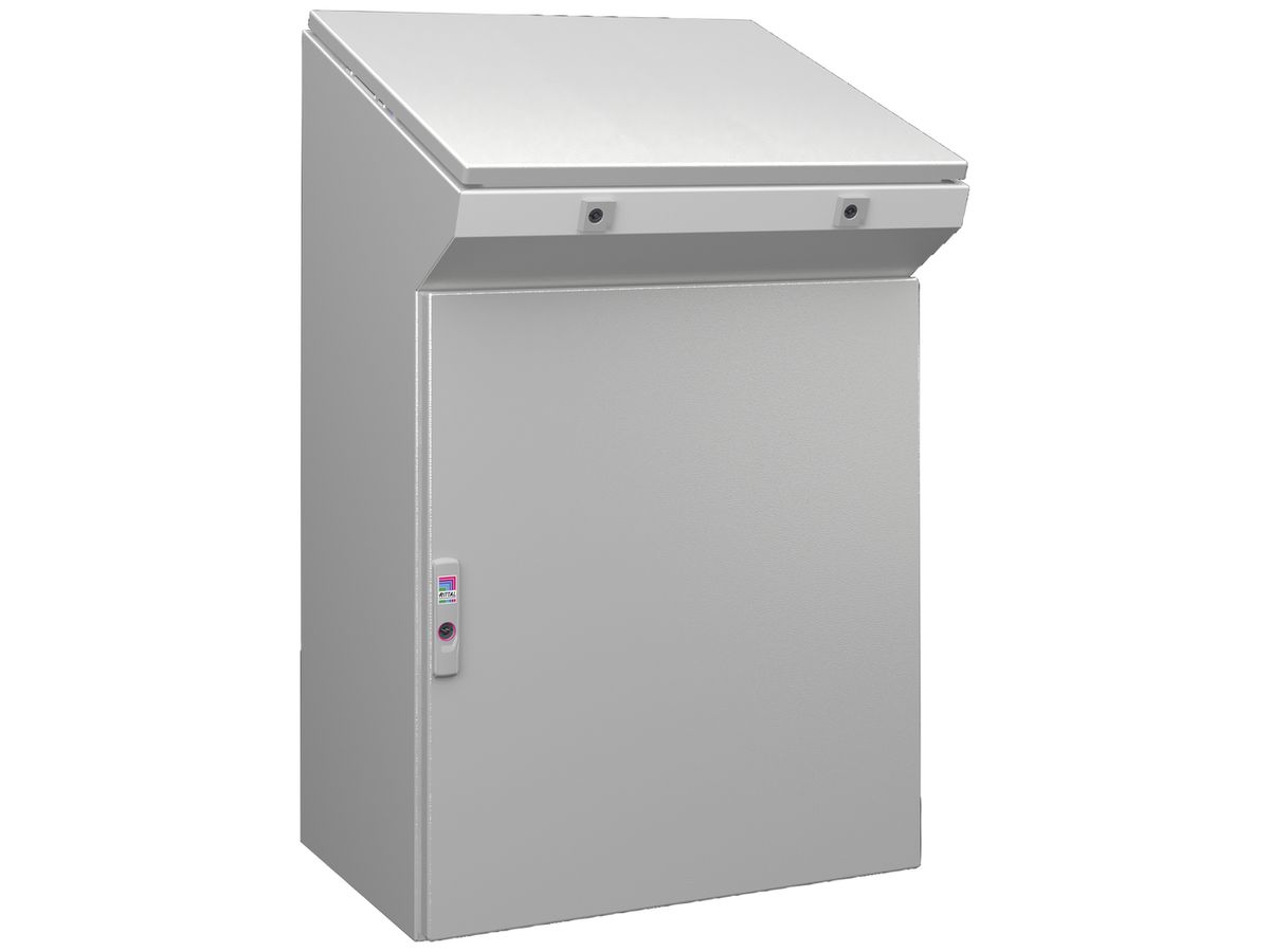 Standpult Rittal TP 6746.600 600×975×400mm 1-türig grau IP55