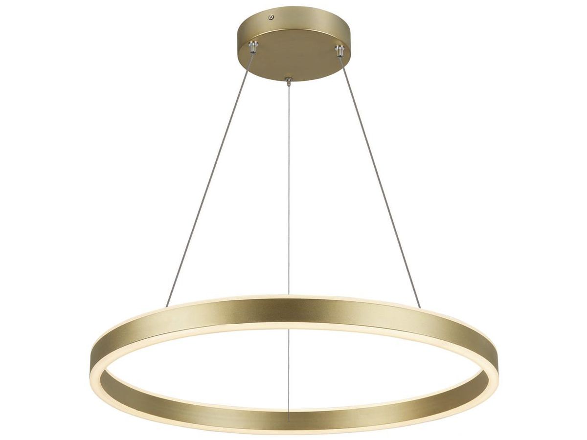 LED-Pendelleuchte SLV ONE 60 PHASE 24W 820lm 3000K Ø600mm messing