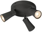 Spot SLV PURI 2.0 Cone CW GU10 3×6W DIM Ø180×113mm schwarz