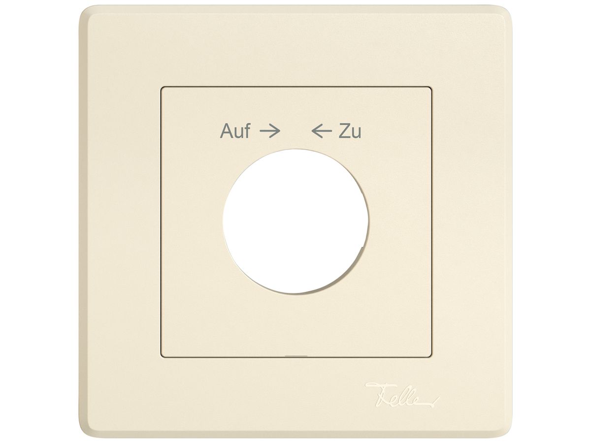 UP-Montageset EDIZIO.liv SNAPFIX® f.Drehschalter m.Schloss Auf → ← Zu cr