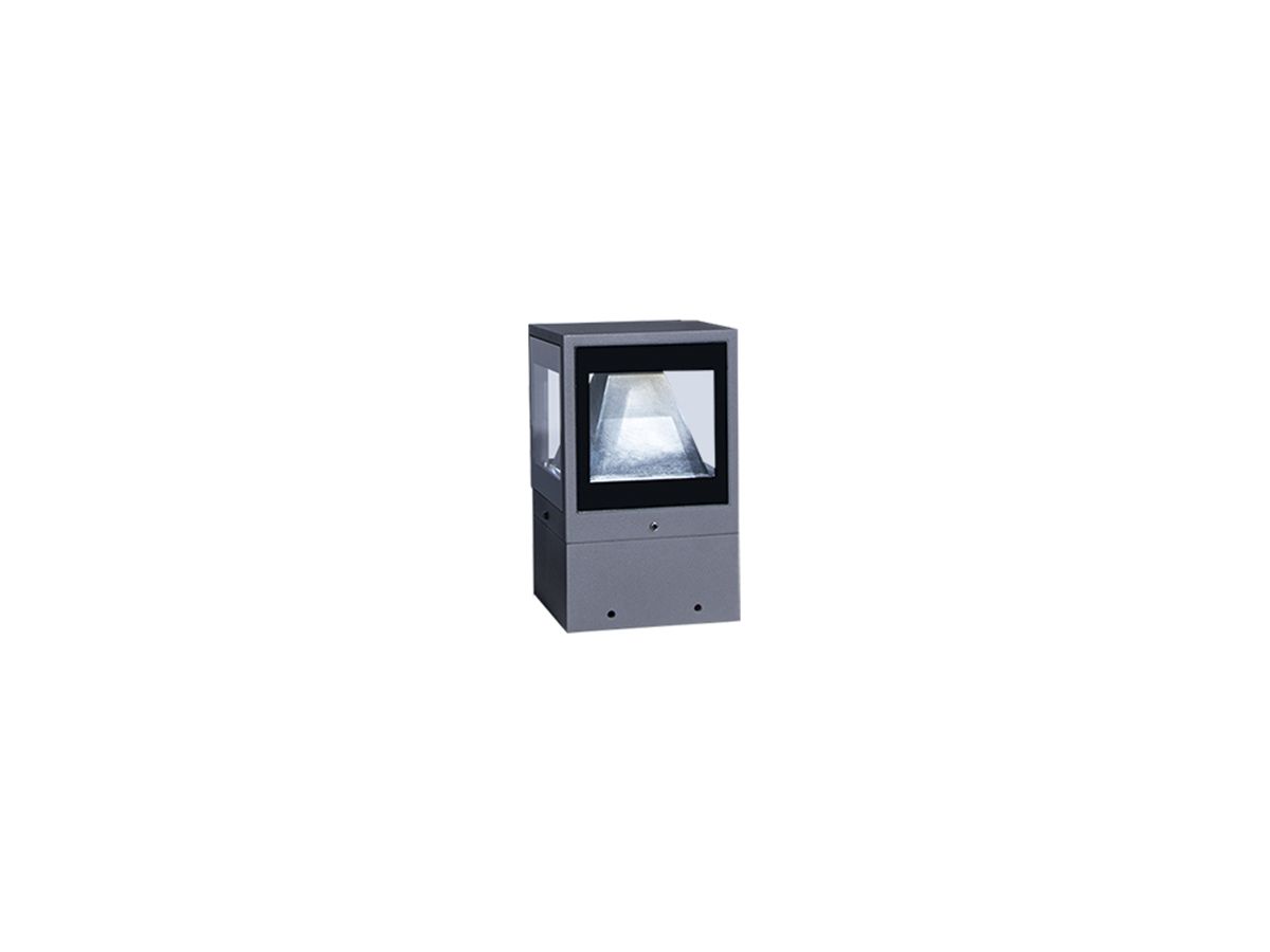 LED-Pollerleuchte DOTLUX WAY IP65 120×120×200mm 7.5/15W 3000K 400/800lm