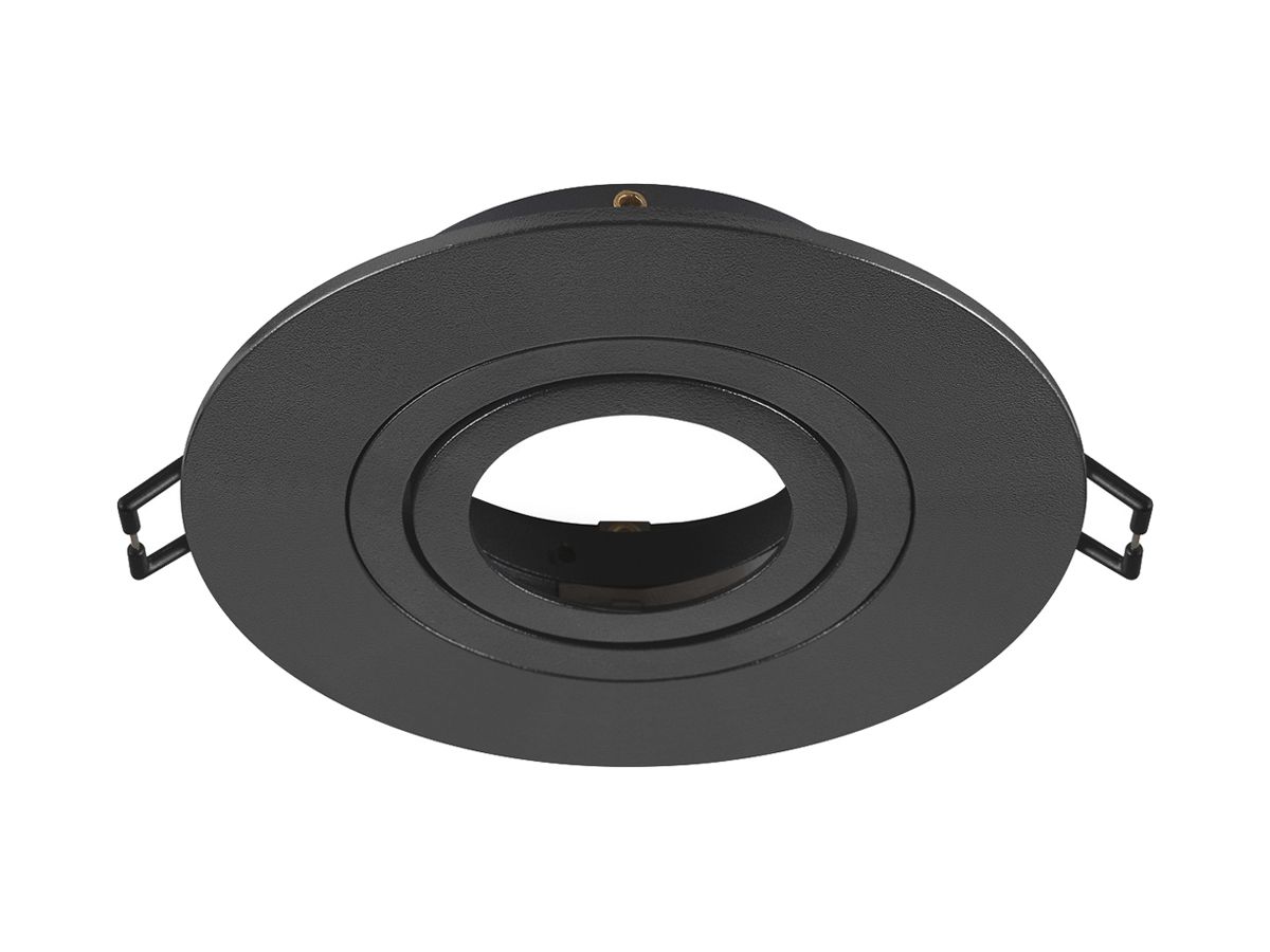 Einbaurahmen SLV NEW TRIA 75 Aluminium Ø110×26mm schwarz