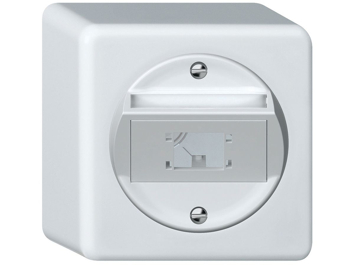 AP-Montageset origin schräg 1×Multimediamodul 88×88mm weiss