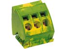 Anschlussblock PE WAGO 16mm² grün/gelb