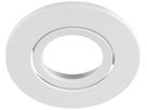 Abdeckring SLV UNIVERSAL IP20 Kunststoff Ø88mm schwenkbar weiss