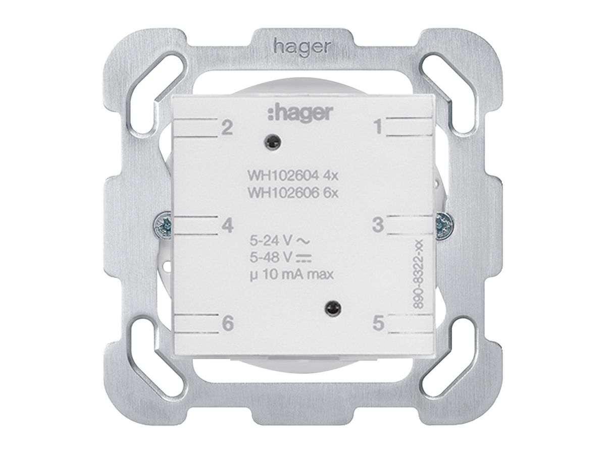 Einsatz zu Universaltaster 4…6× Hager ohne LED Bauart F