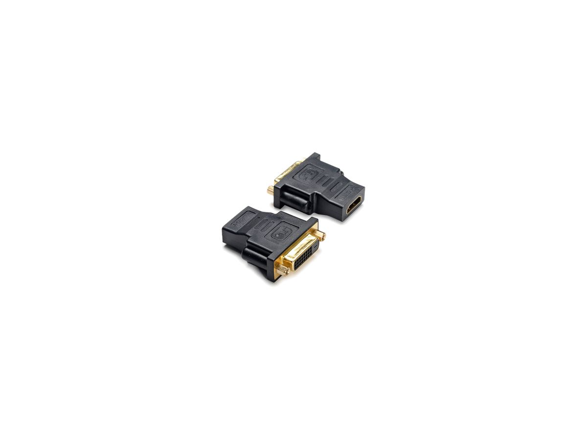 Adapter CeCoNet HDMI (f)/DVI (f) WUXGA 165MHz 4.95Gbit/s geschirmt schwarz