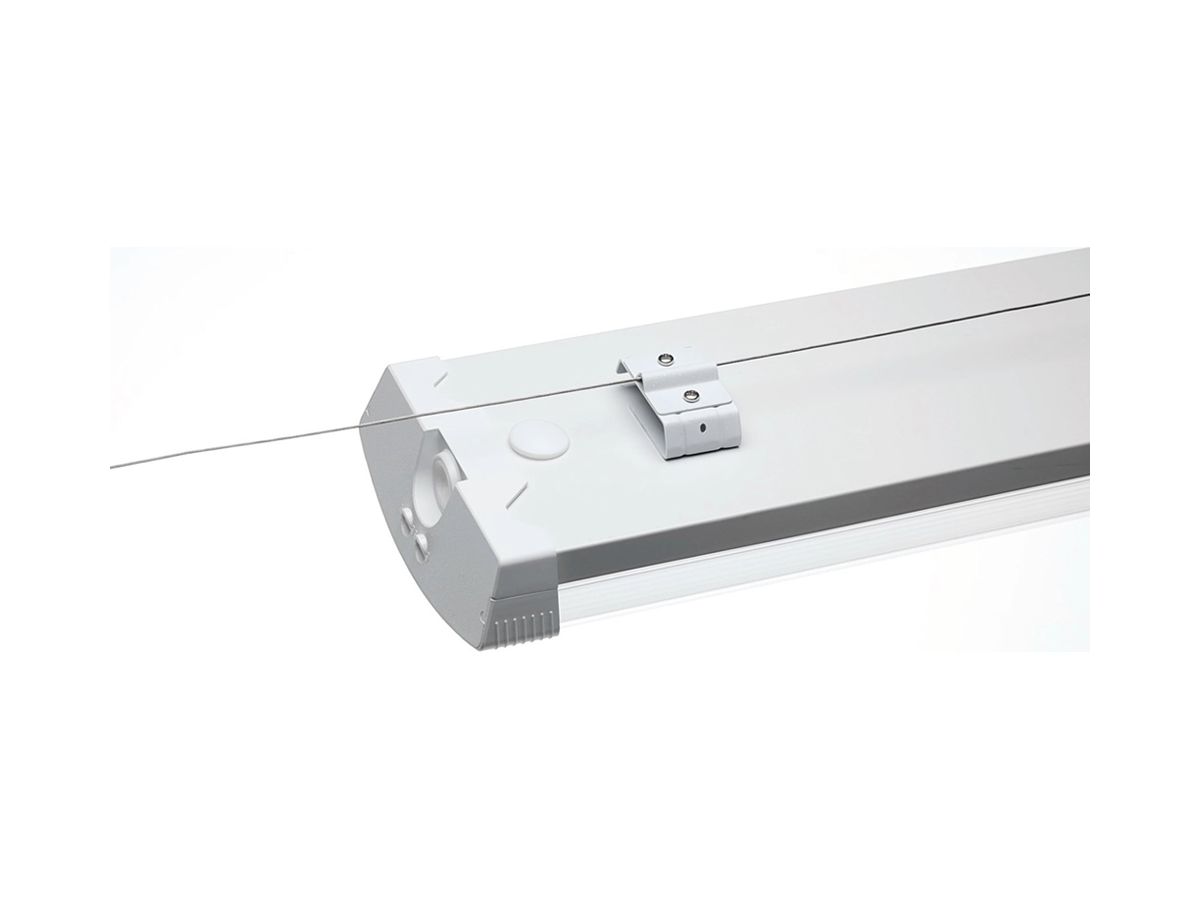Montageset DOTLUX SOFTEDGE 2×Halter Seilabhängung horizontal weiss