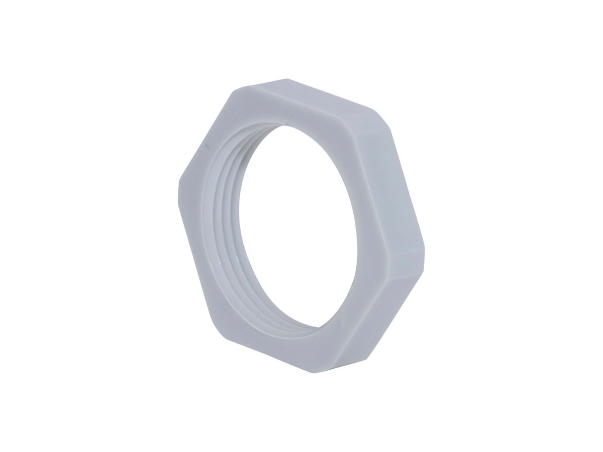Gegenmutter Plica PA M32×1.5 sechskant, grau