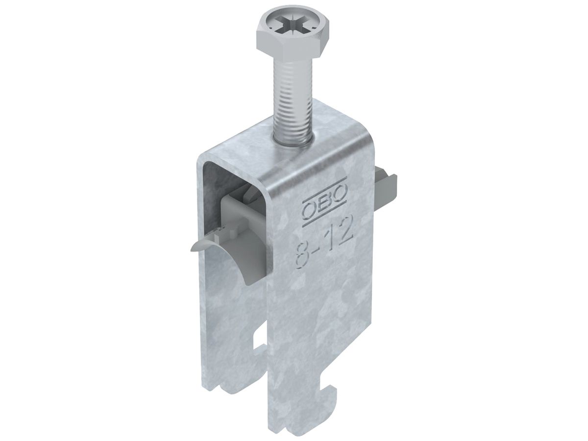 Schnellverleger BET 2056 N-Fuss Kunststoff 8…12mm 2×Kabel Stahl tfZn