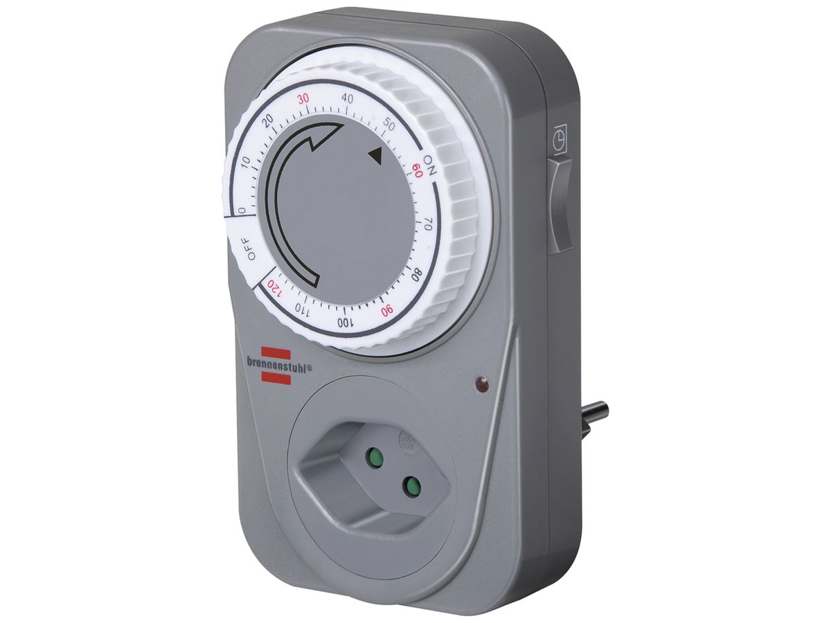 Steckdosen-Schaltuhr Brennenstuhl MC 120 1×T13 10A 230V