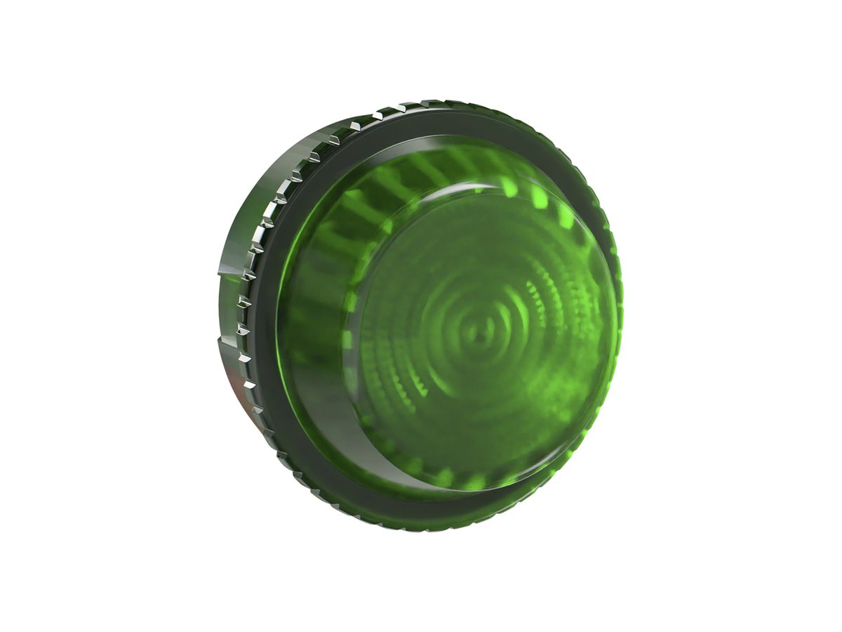Kalotte ELEMENT SNAPFIX® grün flach Ø64.5mm