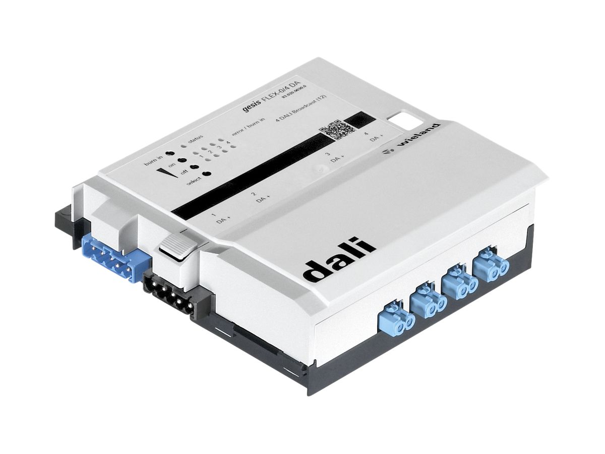 Erweiterungsmodul Wieland gesis, DALI-Bus-Ausgang 4-Kanal (à 16 TN)