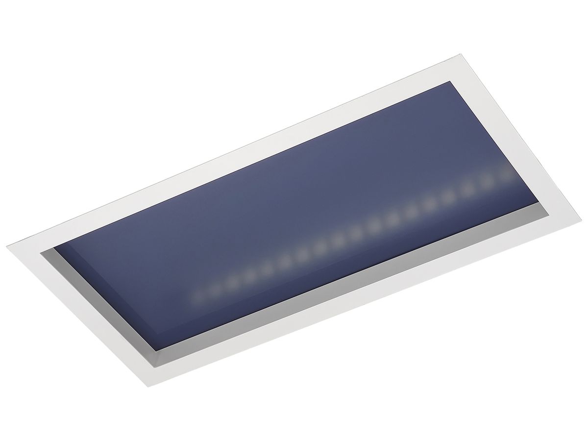 EB-LED-Deckenleuchte DOTLUX SUNLIGHThcl 50W 2500lm 927…957 DIM 620×310 weiss