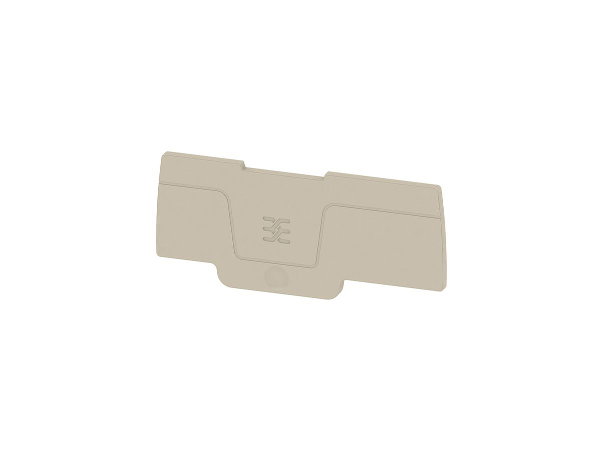 Abschlussplatte Weidmüller ASEP 3C 2.5 69.5×2.1mm beige