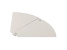 Deckel BET RBD W zu Bogen verstellbar 400mm Edelstahl A2 blank