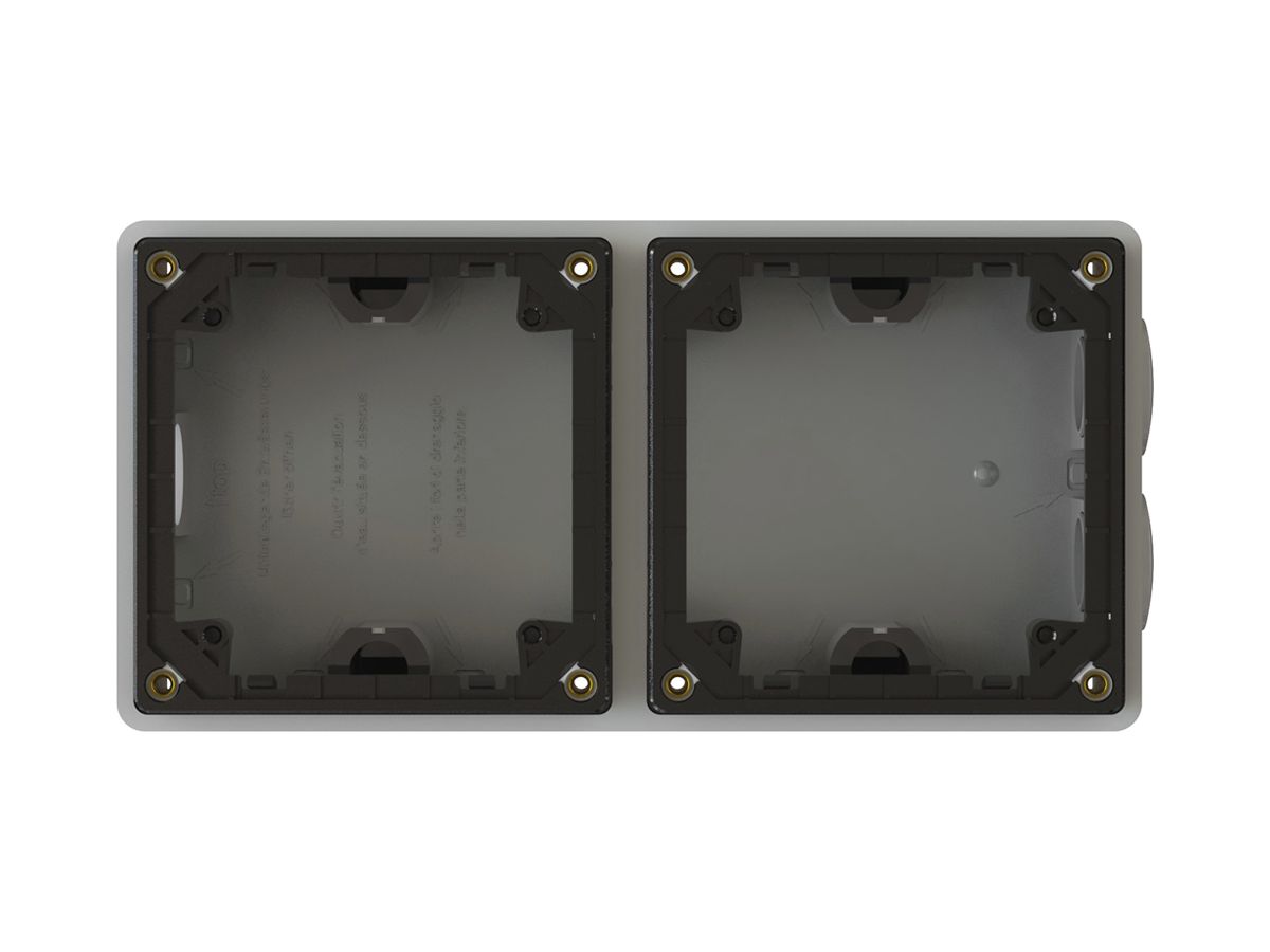 AP-Kopfzeile MAX HAURI EXO 1×2 horizontal 178×90mm grau